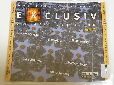 VARIOUS : Exclusiv - Die Welt Der Stars 2  > VG (2CD) • £5.02